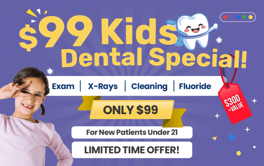 $99 Kids Dental Special at Pediatric Dental Centers