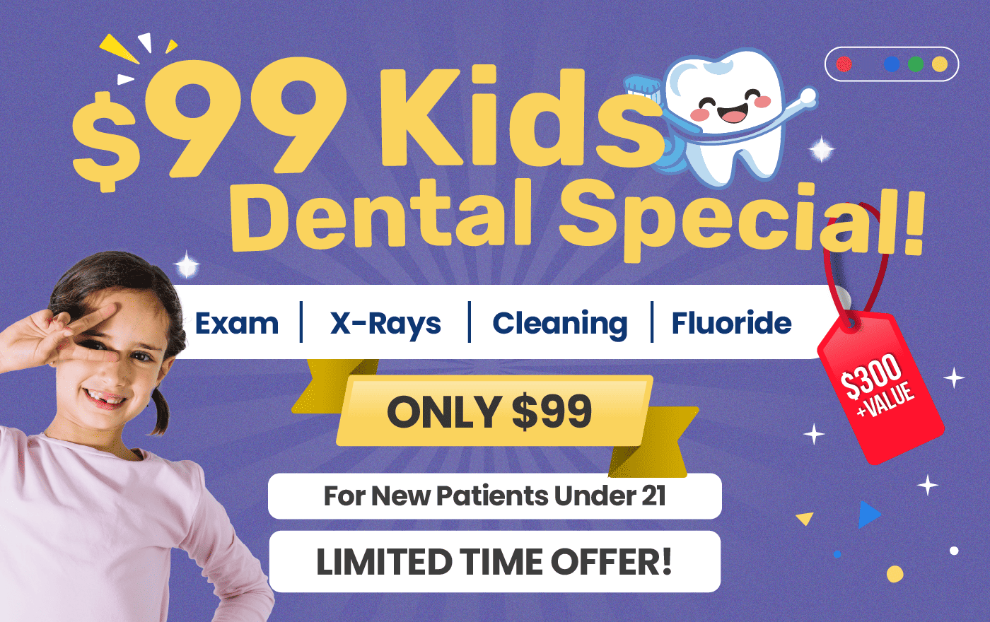 $99 Kids Dental Special, pediatric-dentist-near-me-south-florida