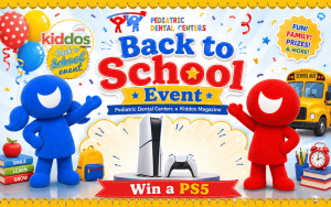 Pediatric Dental Centers gaming console raffle at Kiddos Magazine Back to School Event in Miami