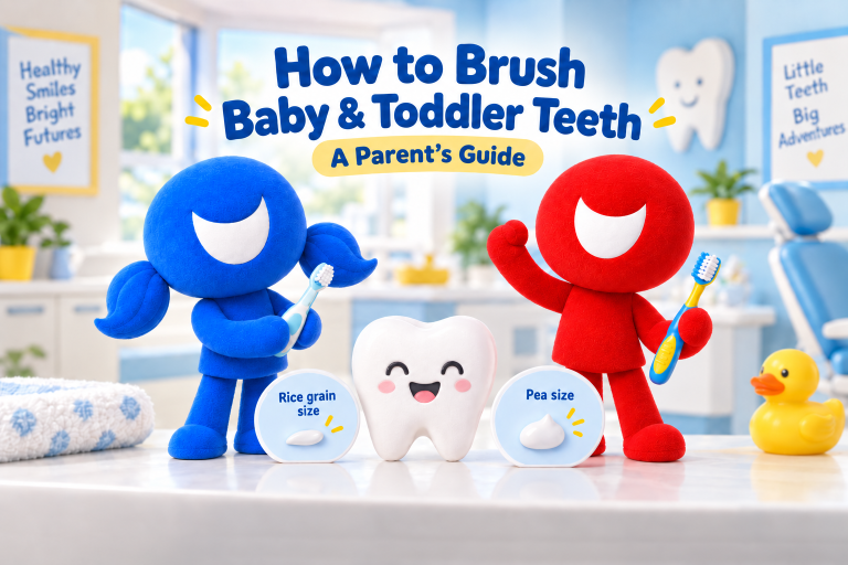 How to Brush Your Baby’s and Toddler’s Teeth: A Parent’s Guide